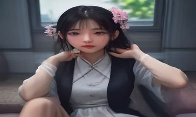 白丝美女户外自然光写真，公园草地背景，模特穿白色过膝袜配碎花连衣裙，阳光透过树叶形成斑驳光影效果